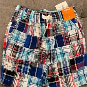 NWT Gymboree plaid shorts size 6